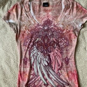 Womens Daytrip Multi Color Tee